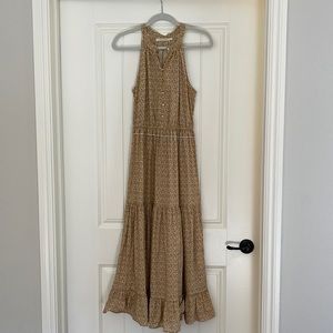 Christy Dawn Brown Floral Maxi Dress